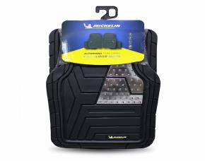 Set 4Pcs De Alfombra Heavy Duty Gris