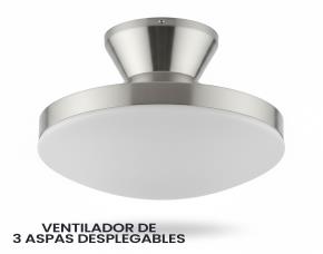 Lampara De Techo Lyra Con Ventilador Retractil 28\