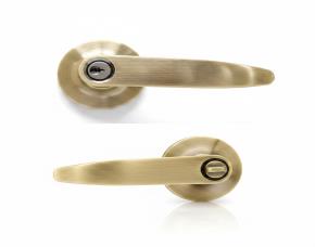 Cerradura Manija Tubular Entrada Dover Ab Us5 Bronce Antiguo