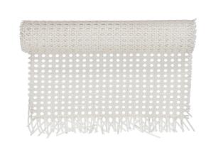 PIE DE RATTAN SINTETICO BLANCO 18\
