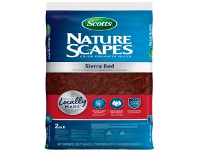 Mulch Rojo Sierra, 56.63Lbs 2Cf Natures Scapes, Previene Malezas De Manera Natural, Conserva L...