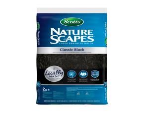 Mulch Negro Clasico 56.63Lbs 2Cf Natures Scapes Previene Malezas De Manera Natural, Conserva L...