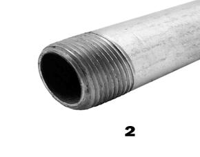 Tubo Galvanizado Liviano 2\
