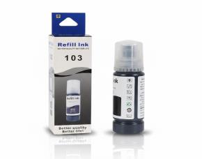 Bote 70-Ml Tinta Negra Generica Igual A Ur-003-Black P.impresora Flujo Continuo Epson,Canon Y ...