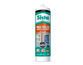 Tubo Sista Multiflex Elastomerico Color Negro 280Ml