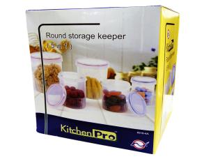 Recipiente P/Alimentos Set 5Pzs New Ocean