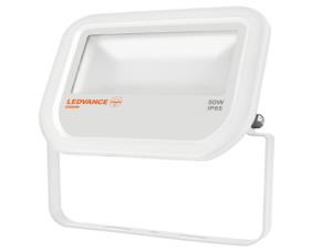 Reflector Led Flood 50W Luz Calida 3000K/100-240V Blanco