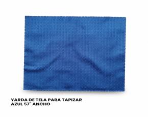 Yarda De  Tela Para Tapizar Azul 57\