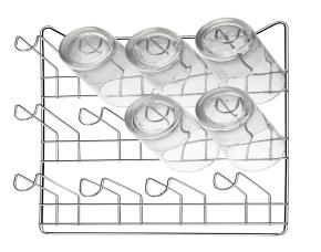 Portavasos De Pared Cromado 12 Unid