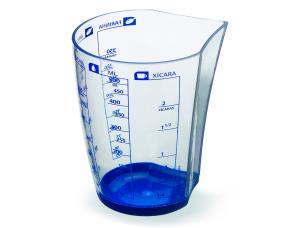 Vaso Plastico Medidor Con Base De Caucho