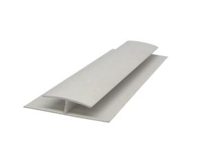 Union H Para Tablilla De Pvc Cielo Raso Blanco 5.95Mt