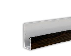 Junta J Para Tablilla De Pvc Cielo Raso Nogal 5.95Mt