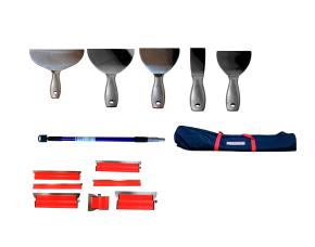 Jgo. De Herramientas Para Tabla Yeso , Incluye (Bolso, Espatulas Acero Inox Medidas 1.5\