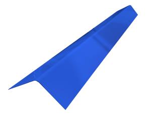 Canal Entre Techos De Teja Española Azul 6.5´(2Mtx0.32Mt)