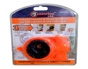 Juego Para Instalacion Cerraduras Con Guia 4 Pzas Centurion