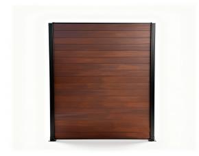 Cerca Wpc Con Poste  Aluminio  8´X10\