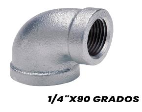 Codo Galvanizado 1/4\
