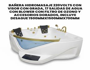 Bañera Hidromasaje 220Volts Con Visor Con Grada, 17 Salidas De Agua Con Blower Con Filtro De ...
