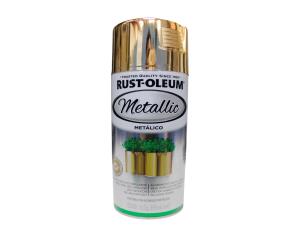 Pintura Spray Acab.metalico Oro Brillo Interior 312Gr, Rust-Oleum