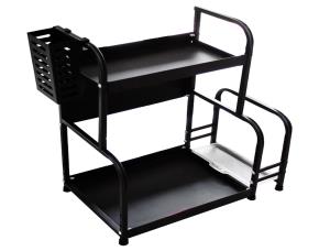 Organizador 2 Repisas Metalico P/Platos 11 7/8X8 5/8X17\