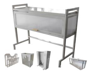 Escurridor Metalico 3 Niveles P/Platos 29 1/2X13 3/4X33 1/4\