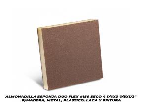 Almohadilla Esponja Duo Flex #150 Seco 4 3/4X3 7/8X1/2\