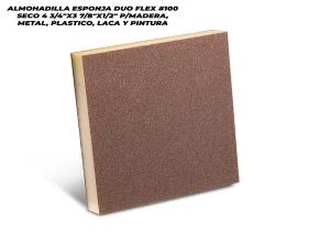 Almohadilla Esponja Duo Flex #100 Seco 4 3/4\