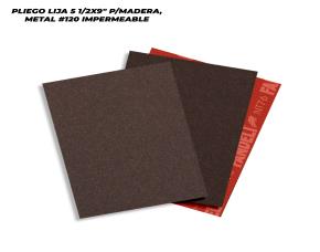 Pliego Lija 5 1/2X9\