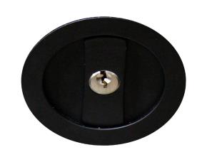 Cerradura P/Puerta Corrediza/Ventana 3¨ Negro (0158)