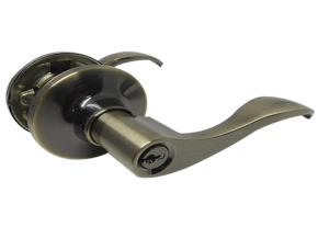 Cerradura Tubular Tipo Manija Curva P/Abajo Entrada Ba