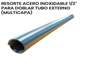 Resorte Acero Inoxidable 1/2\