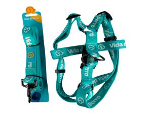 Arnés De Nylon Para Perros Con Correa, Arnés: 21,65-30,7 Pulgs, Peso Perro: 70,5-90,4 Lbs