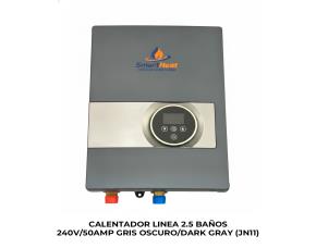 Calentador Linea 2.5 Baños 240V/50Amp Gris Oscuro/Dark Gray (Jn11)