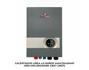 Calentador Linea 4.5 Baños 240V/3X40Amp Gris Oscuro/Dark Gray (Jn27)