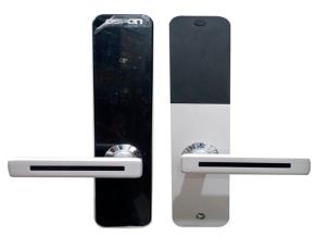 Cerradura Electronica Digital Inteligente Negro/Plata Izquierda Codigo Qr Con Aplicación Remo...