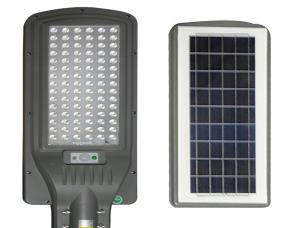 Lampara Calle Led Plastico Con Panel Solar 60W 700Lm 7000K Ip65