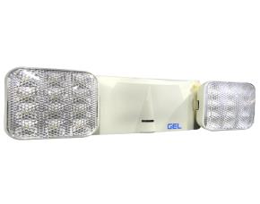 Lampara Led De Emergencia Led  2W 120/277V 2 Cabezas Ajust