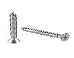 Paq. 100 Tornillo C/Plana Ph. Galvanizado 7X2\
