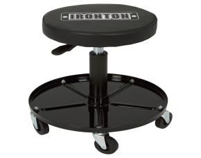 Banco Giratorio Negro Con Ruedas Capacidad 300 Lbs 15 1/2X15 3/4X19 1/2\