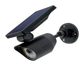 Foco Solar Tipo Camara De Seguridad Con Sensor De Movimiento Y Luz, 300 Lumenes, 8X5X3 1/4\