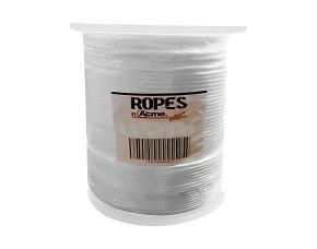 Rollo Cordel  3/16¨X1000´  Nylon Blanco Trenzado, Solido