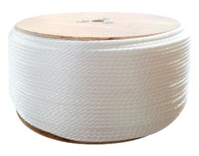 Rollo Cordel 3/8¨X1000´  Nylon Blanco Trenzado, Solido