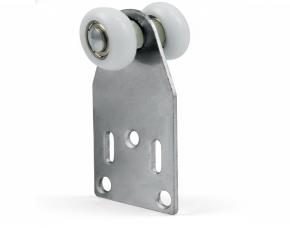 Rodo Pequeño Nylon/Galv.  Doble 30Kg. Para Riel Pequeño