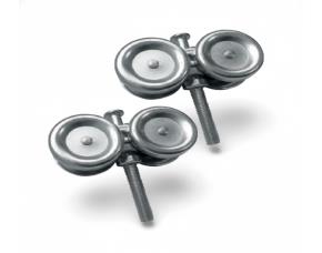 Par Rodos Galv. Cuadruple 150Kg. Para Riel \