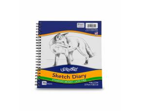 Cuaderno Espiral Para Dibujos Y Bocetos  9X12\