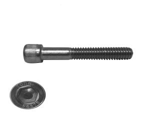 Tornillo M5-0,80X40 Allen Cabeza Cilindrico Inox 304