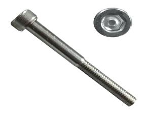 Tornillo M5-0,80X45 Allen Cabeza Cilindrico Inox 304
