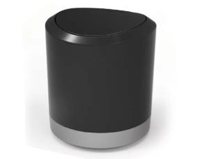 Basurero Negro Plastico Para Baño