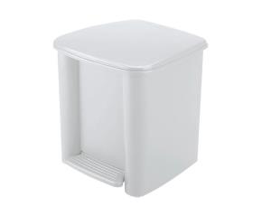 Basurero Pedal 8 Ltrs Color Blanco