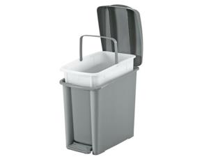 Basurero Pedal Gris 10Lt